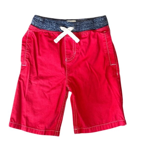 Mini Boden Red Pull-On Shorts - 6Y - Picture 1 of 5